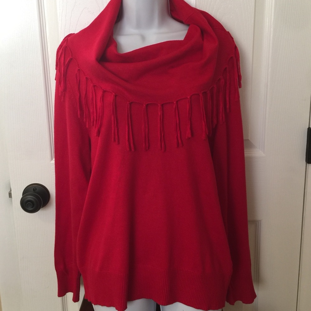 Light weight sweater Cowl neck.